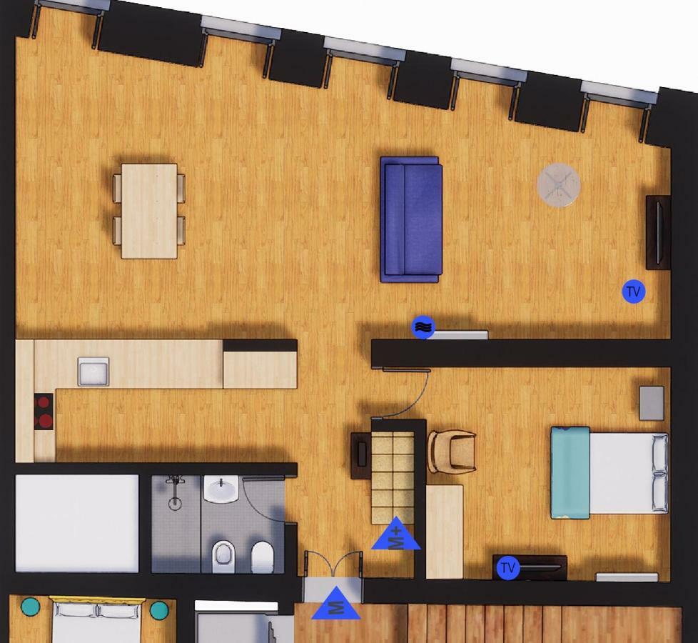 Apa M - Loft Guesthouse Jardim Das Maes Charming Vişeu Exterior foto